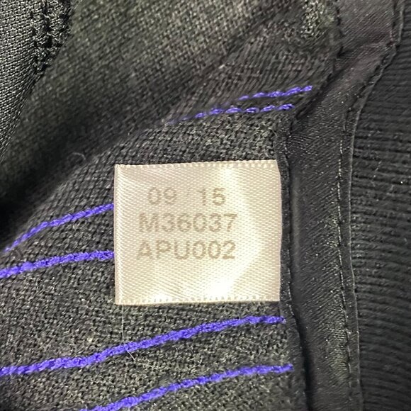 Adidas New Zealand All Blacks Rugby Polo Shirt Men's Medium Black Gray Blue - Picture 11 of 11